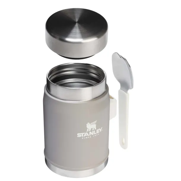 Stanley Legendary 400 ml food jar with spork - Stanley® Grey