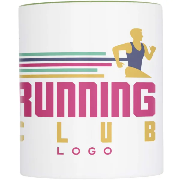 Pix 330 ml ceramic sublimation colour pop mug Green