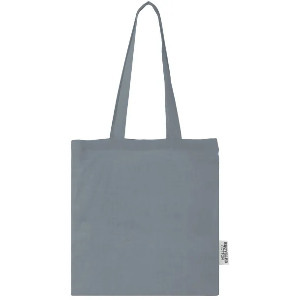 Madras torba od GRS recikliranog pamuka, 140 g/m² Siva