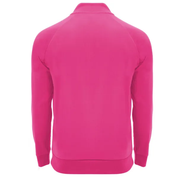 Epiro long sleeve kids quarter zip sweatshirt - Roly Pink Fluor