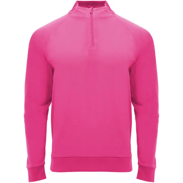 Epiro dječja majica s kratkim patentnim zatvaračem dugih rukava, 200 g/m2 - Roly Pink Fluor