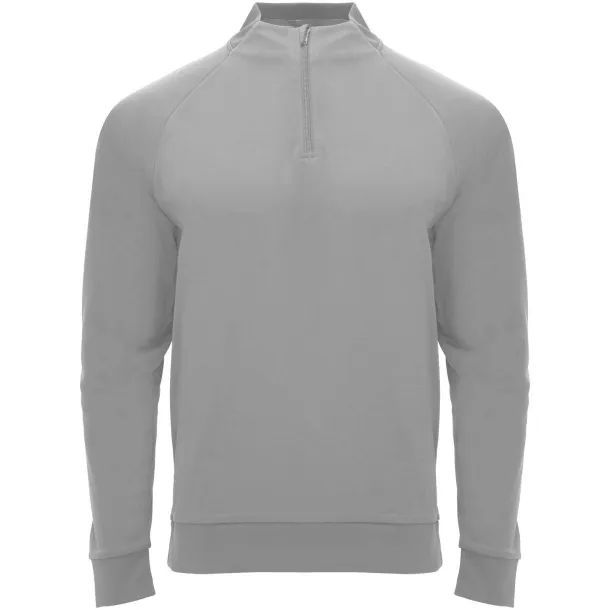 Epiro long sleeve kids quarter zip sweatshirt - Roly Grey