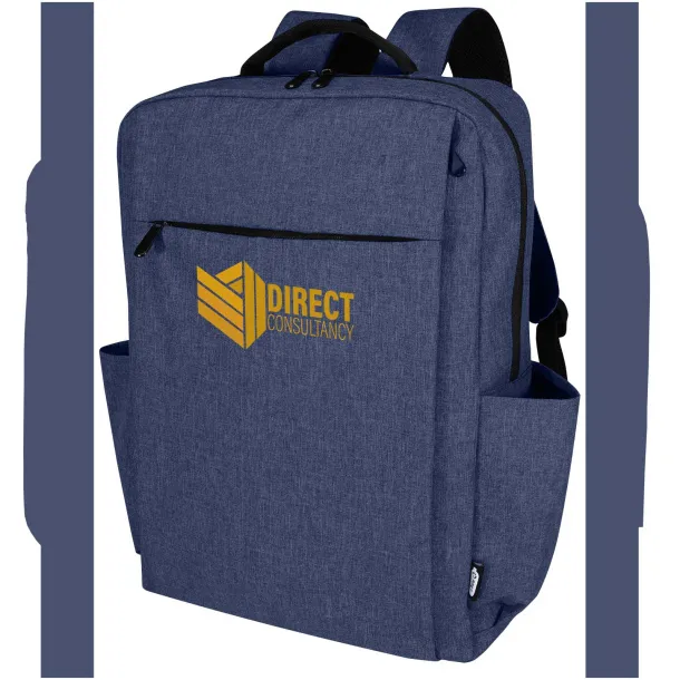 Libra GRS reciklirani ruksak za 15" laptop, 15 L Mornarsko plava