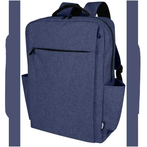 Libra GRS reciklirani ruksak za 15" laptop, 15 L Mornarsko plava