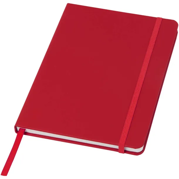 Spectrum A5 notebook with blank pages Red