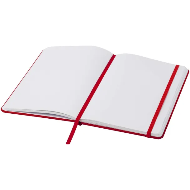 Spectrum A5 notebook with blank pages Red