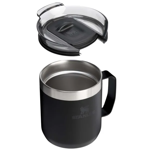 Stanley Everyday 350 ml stainless steel camp mug Crna