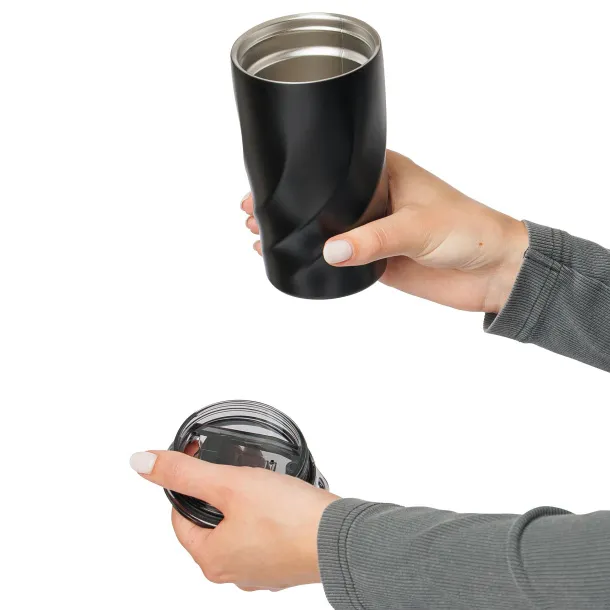  BrandCharger Vortex Calix putna šalica, 400ml - BrandCharger Crna