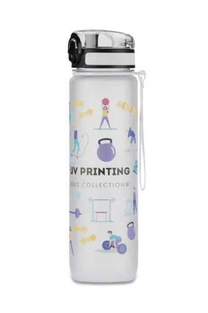 MOTIVA Motivational water bottle 1000 ml Bijela