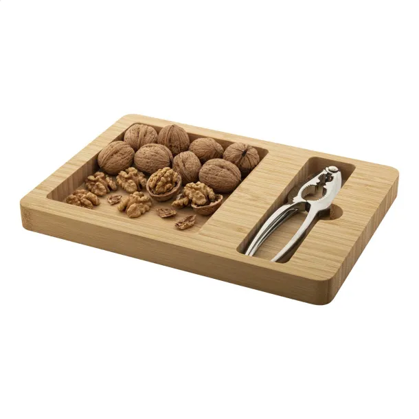 Valnott nutcracker set Natural