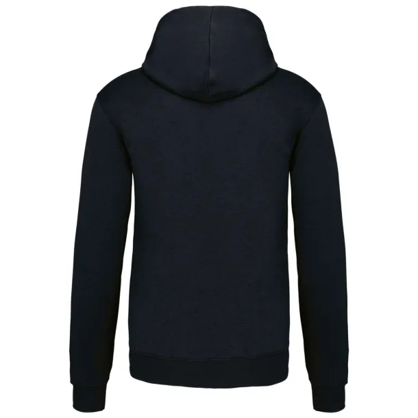  MEN'S CONTRAST HOODED SWEATSHIRT - Kariban Navy Fine Grey