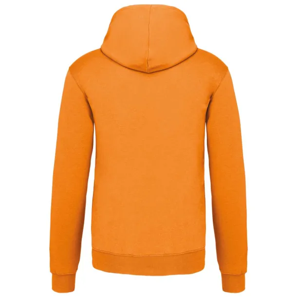  MEN'S CONTRAST HOODED SWEATSHIRT - Kariban Orange White