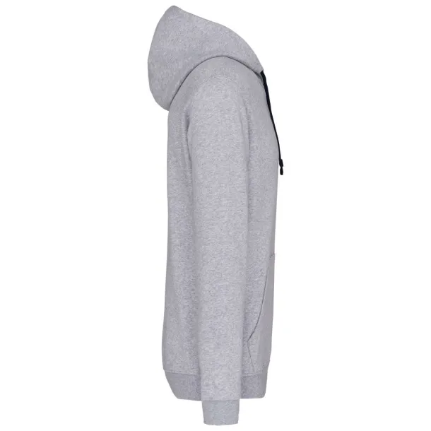  Muška hoodica, 280 g/m2 - Kariban Oxford Grey Mornarsko plava