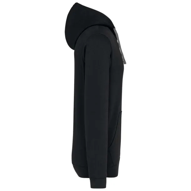  Muška hoodica, 280 g/m2 - Kariban Crna Fine Grey