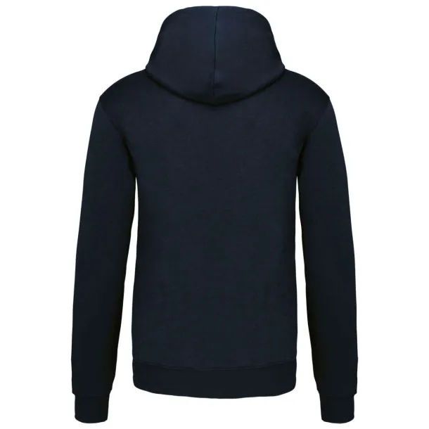  MEN'S CONTRAST HOODED SWEATSHIRT - Kariban Navy Red