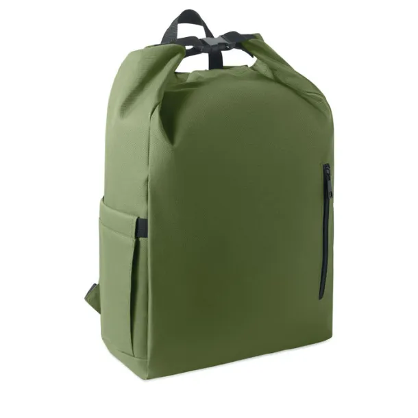 UNITON 15" roll-top ruksak za laptop Army Green