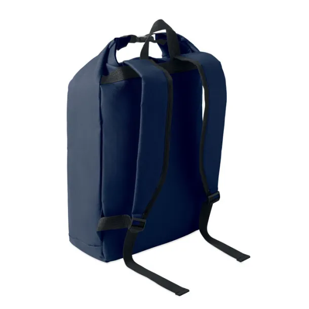 UNITON 15'' roll top laptop backpack French navy