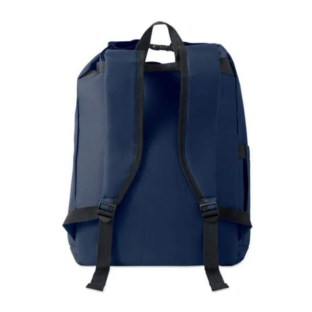 UNITON 15'' roll top laptop backpack French navy