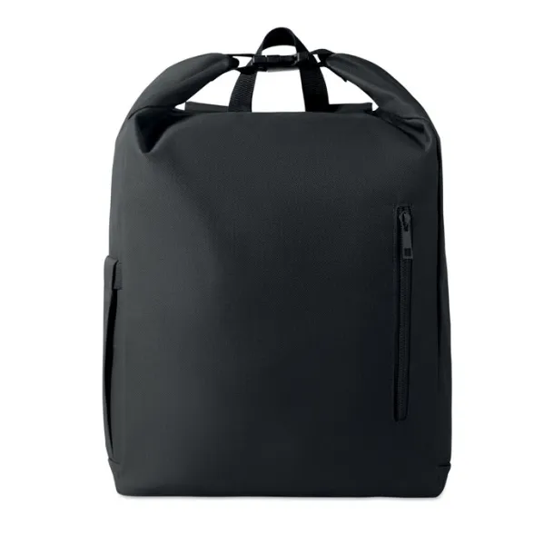 UNITON 15'' roll top laptop backpack Black