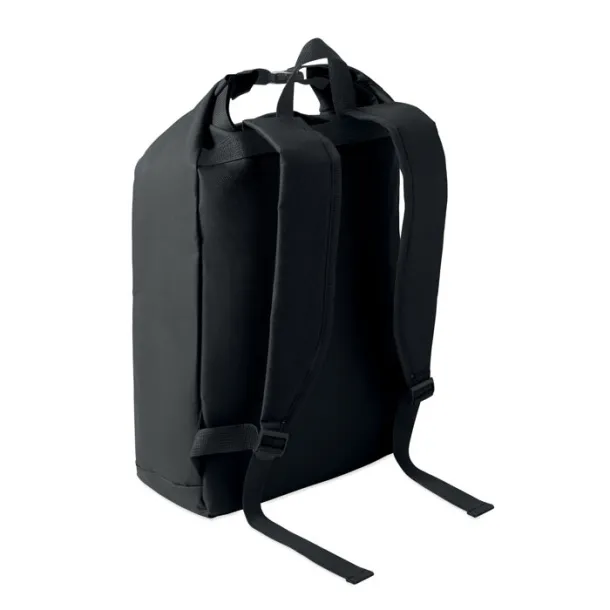UNITON 15'' roll top laptop backpack Black