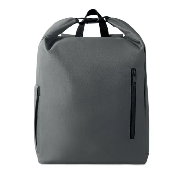 UNITON 15'' roll top laptop backpack Stone Grey