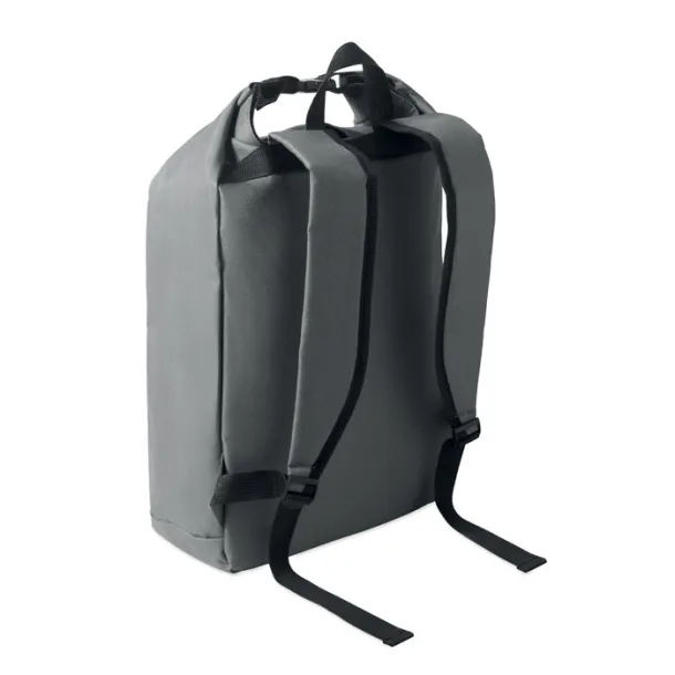 UNITON 15'' roll top laptop backpack Stone Grey