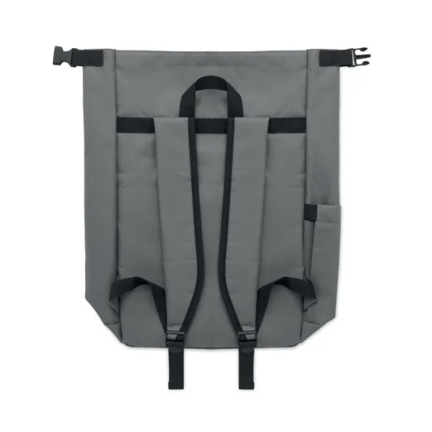 UNITON 15'' roll top laptop backpack Stone Grey