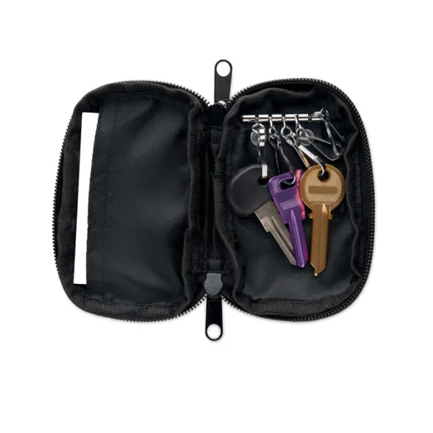 ROVER kutija za ključeve od 300D RPET-a Crna