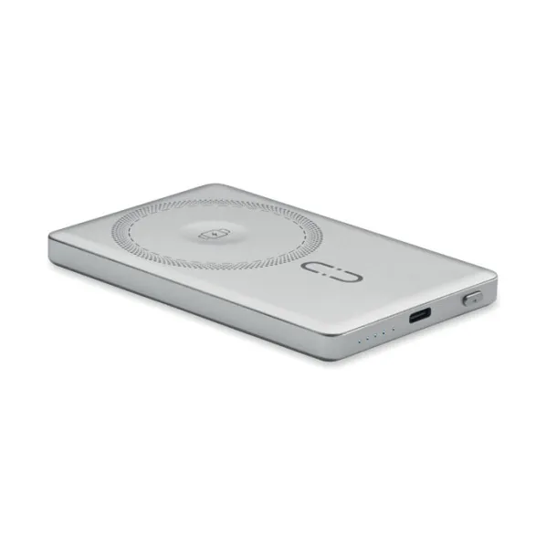 CORE Magnetic powerbank 5000mAh 15W Matt Silver