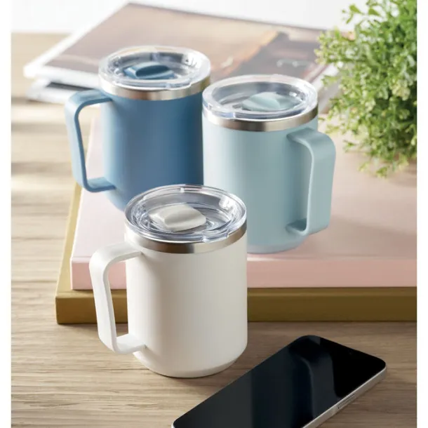 COCOA Double wall mug 400ml White