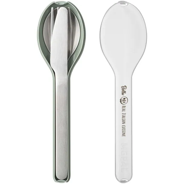 Mepal Ellipse cutlery set - Mepal Sage green