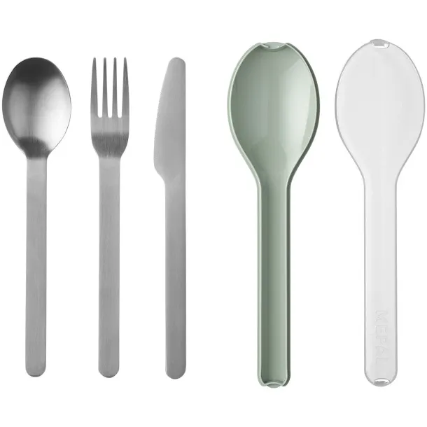 Mepal Ellipse cutlery set - Mepal Sage green