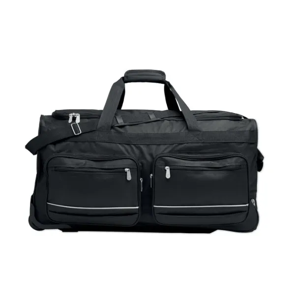 ITFITS Duffle bag trolley 600D RPET Black