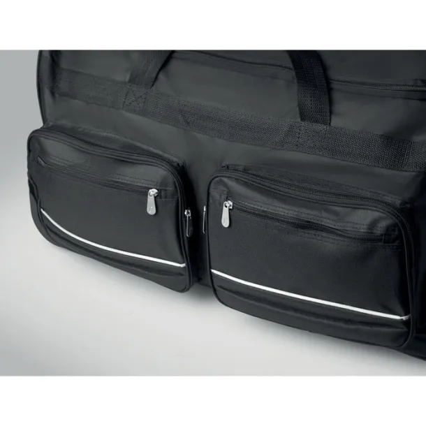 ITFITS Duffle bag trolley 600D RPET Black