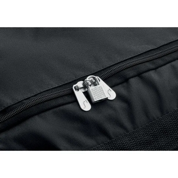 ITFITS Duffle bag trolley 600D RPET Black