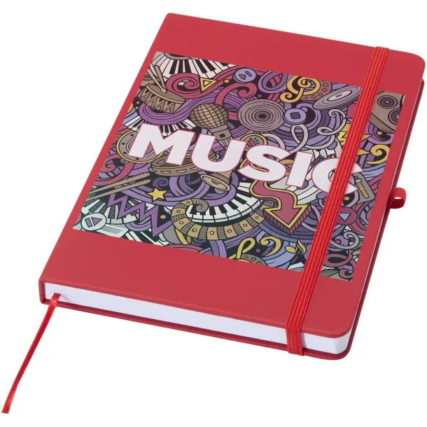 Spectrum A5 recycled hard cover notebook Red