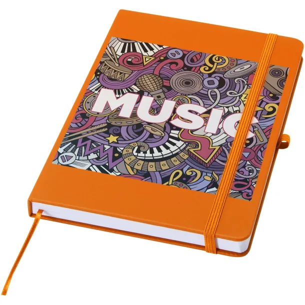 Spectrum A5 recycled hard cover notebook Orange