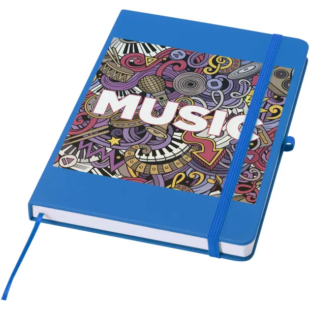 Spectrum A5 recycled hard cover notebook Light blue