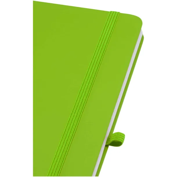 Spectrum A5 recycled hard cover notebook Lime green