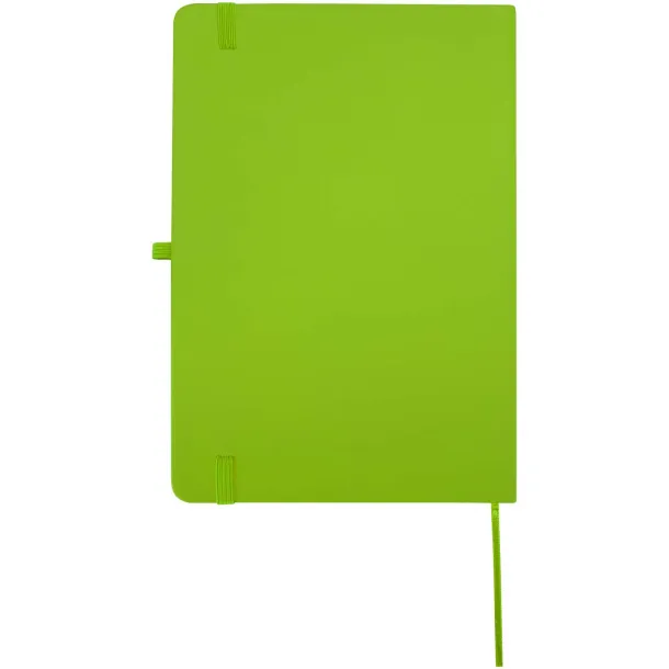 Spectrum A5 recycled hard cover notebook Lime green