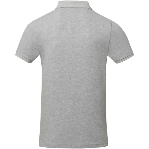Calgary short sleeve men's polo - Elevate Life Grey Melange