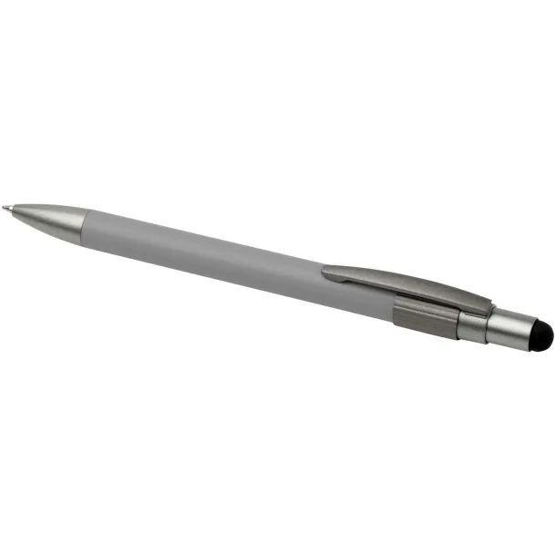 Rill RCS recycled ballpoint pen with stylus and fidget spinner (blue ink) Grey