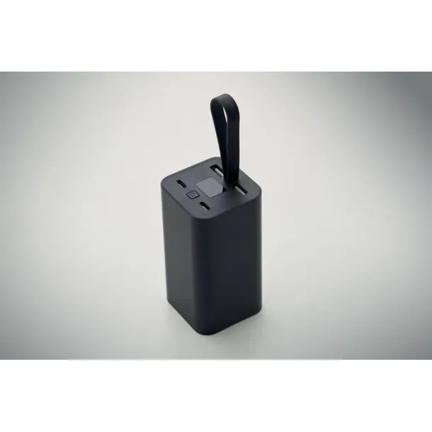 VOIMA prijenosna baterija od 60W, 20.000 mAh Crna