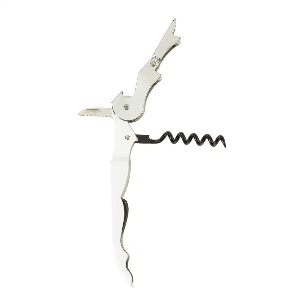 Umbria wine opener White Silver