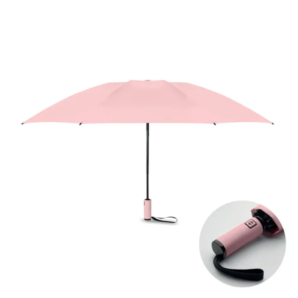 AGUMBE 23" vjetrootporan kišobran Baby Pink