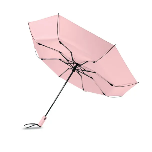 AGUMBE 23" vjetrootporan kišobran Baby Pink
