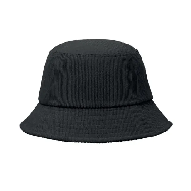 SCOOP bucket šešir od korduroy materijala Crna