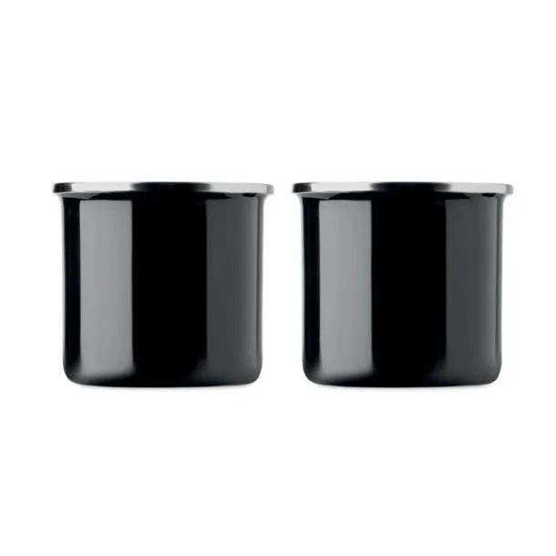 AGRADABLE set flis dekice (240 g/m²) i 2 šalice (350 ml) Crna
