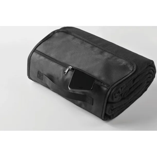 COSTA Polar fleece picnic blanket Black