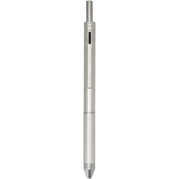 Tine 4-in-1 RCS recycled stainless steel ballpoint pen Silver